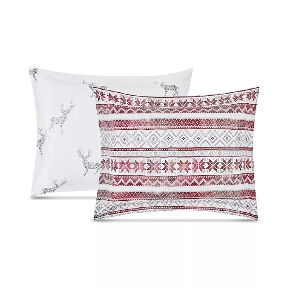 PEM AMERICA Holiday Fair Isle 2-Pc. Reversible Full/Queen Comforter Set bedding